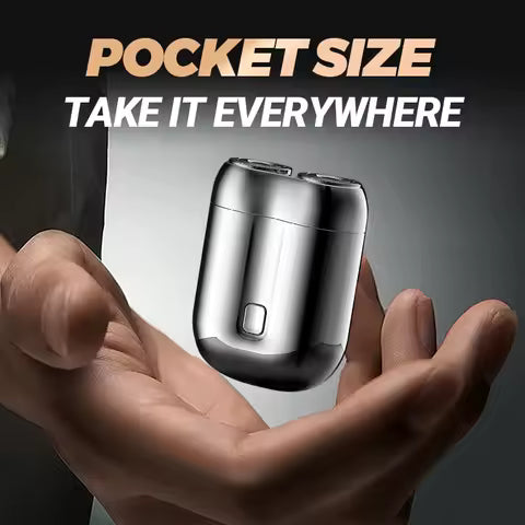 Libras Shop™ Men's Mini Electric Razor Wet Dry Portable Electric Shaver Pocket Size Outdoor Smart Battery Tools