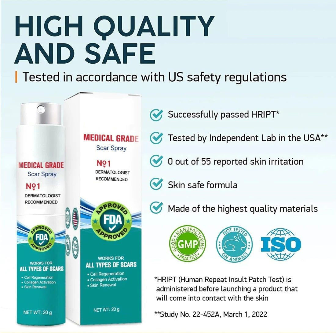 Medical Grade Scar Removal Spray
