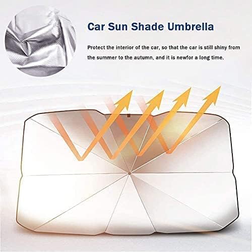 Libras Shop™ Car Windshield Sun Shade Umbrella, UV Sunshade Umbrella Windshield Block Cover, Foldable Sun Visor Windshields Sun Shade Cover