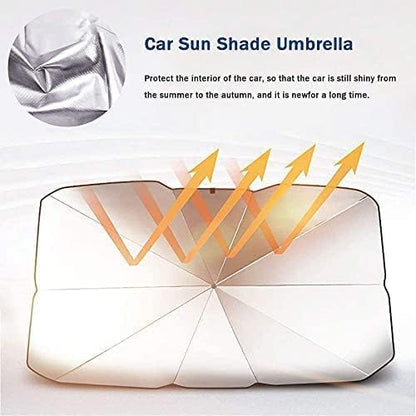 Libras Shop™ Car Windshield Sun Shade Umbrella, UV Sunshade Umbrella Windshield Block Cover, Foldable Sun Visor Windshields Sun Shade Cover