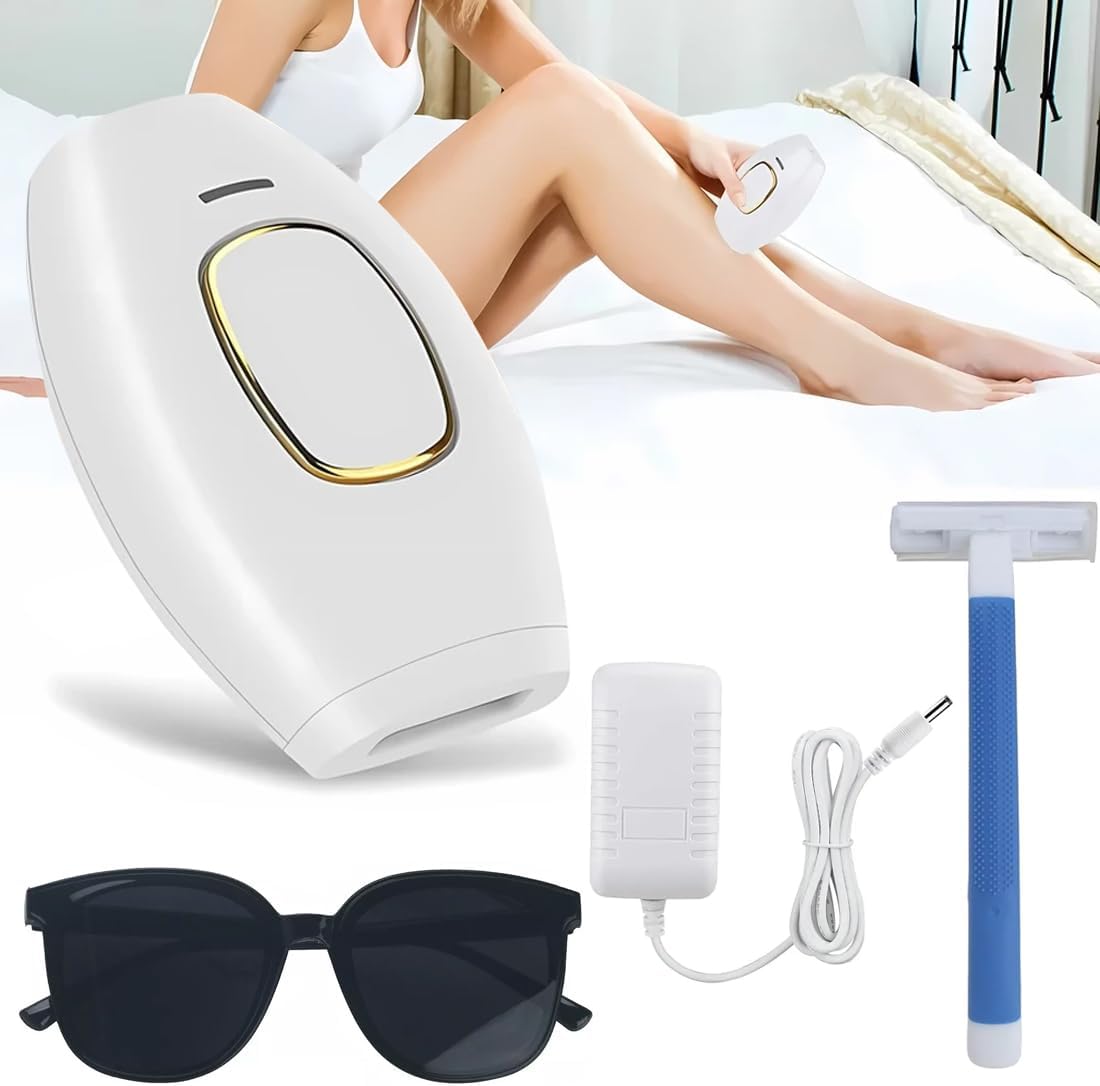 Libras Shop™ Professional IPL Hair Removal Device – Permanent Laser Depilation for Home Use, Effective on Women & Men, Smooth Skin Results