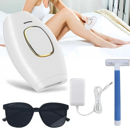Libras Shop™ Professional IPL Hair Removal Device – Permanent Laser Depilation for Home Use, Effective on Women & Men, Smooth Skin Results