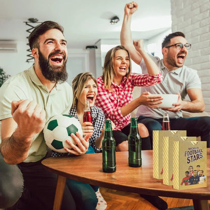 World Football Euro Stars Cards – 55PCS Gold Foil Soccer Trading Cards | Messi, Ronaldo, Mbappe, Neymar | Best Gift Deck Box for Kids, Adults, Boys, Girls - Libras Shop - My Store - Gold - 