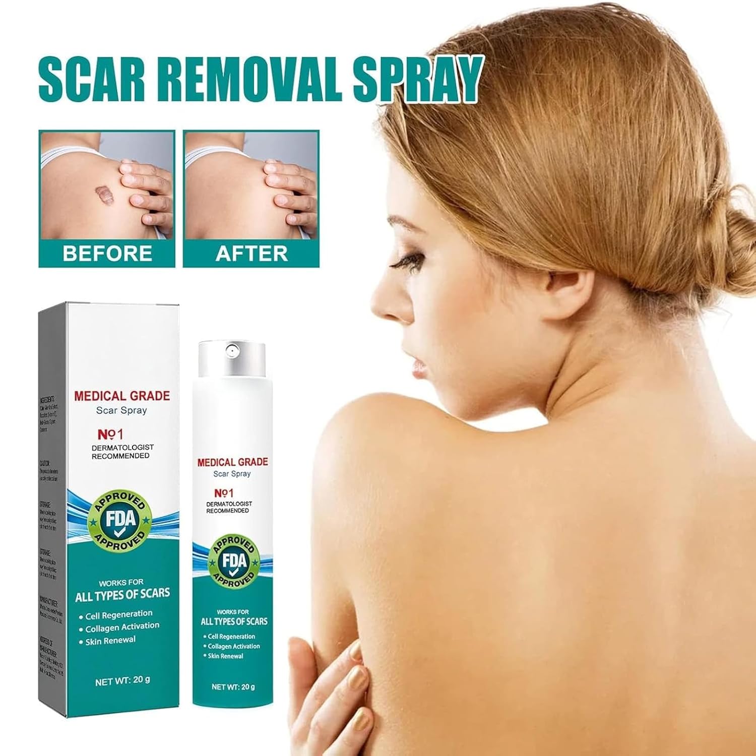 Medical Grade Scar Removal Spray