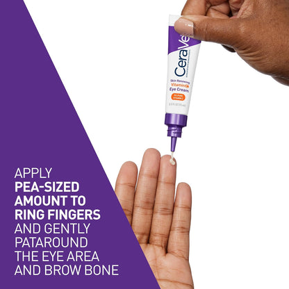 CeraVe Pure Vitamin C 10% Serum with Hyaluronic Acid, Skin Brightening Serum for Face