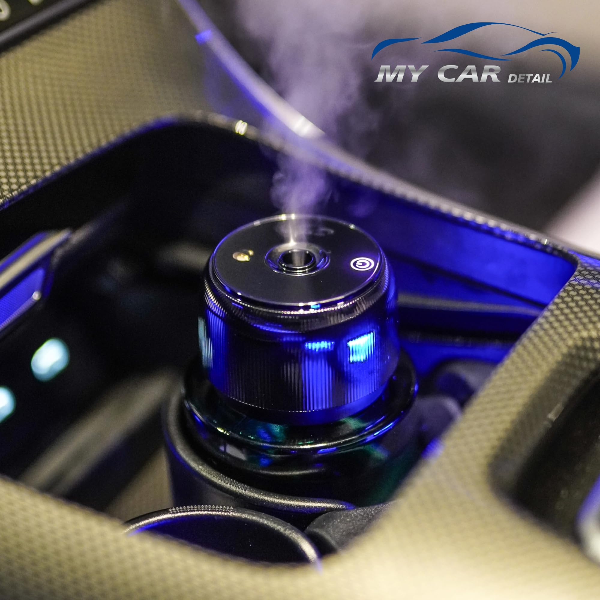 Zibayah™ Car Diffuser USB Aromatherapy Essential Oil Humidifier Smart Air Freshener, My Perfume, Mini Portable Scent Diffuser for Car, Home & Office – 160ml