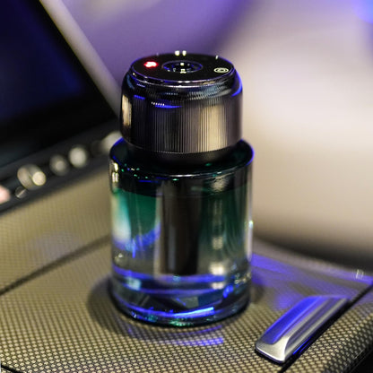 Libras Shop™ Car Diffuser USB Aromatherapy Essential Oil Humidifier Smart Air Freshener, My Perfume, Mini Portable Scent Diffuser for Car, Home & Office – 160ml