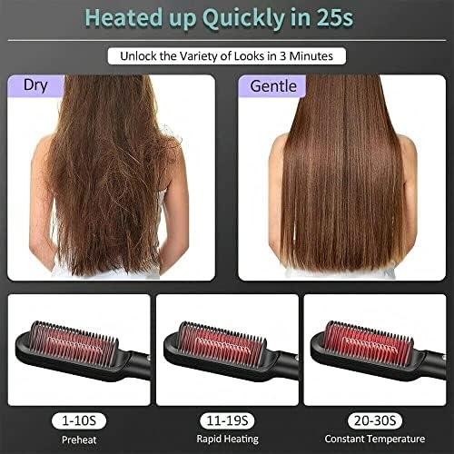 Electric Hair Straightener Comb for Black Hair - Libras Shop - Zayna - beauty product - 