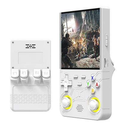 Libras Shop™ 2025 R36MAX Retro Handheld 20000+ Games Console, 4.0 Inch IPS Screen, 4000MAH Battery, 64GB Memory, Portable Arcade Video Gaming Console Gift for Kids, Adults