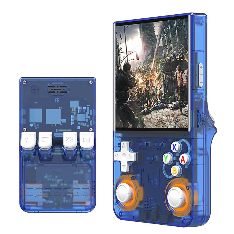 Libras Shop™ 2025 R36MAX Retro Handheld 20000+ Games Console, 4.0 Inch IPS Screen, 4000MAH Battery, 64GB Memory, Portable Arcade Video Gaming Console Gift for Kids, Adults