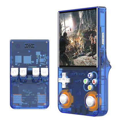 Libras Shop™ 2025 R36MAX Retro Handheld 20000+ Games Console, 4.0 Inch IPS Screen, 4000MAH Battery, 64GB Memory, Portable Arcade Video Gaming Console Gift for Kids, Adults