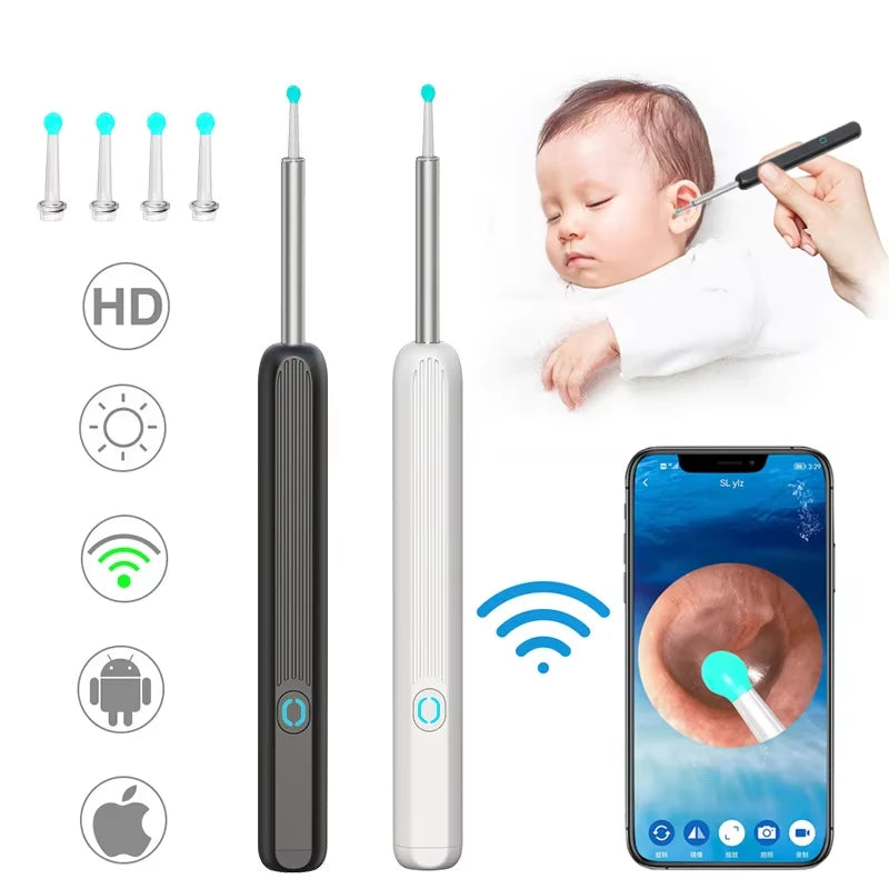 Wireless Ear Wax Removal Kit with Camera and Light