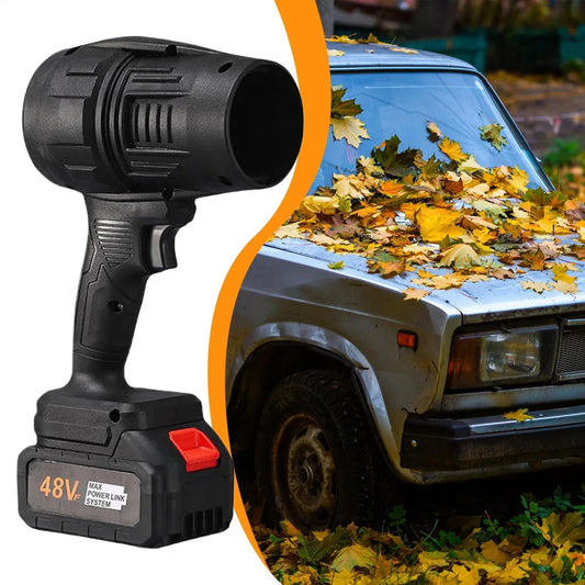 Libras Shop™ High Power 48V Violent Turbofan Rechargeable Dry Car Wireless Dust Blower Portable Outdoor Leaf Dust Collector Mini Turbo Fan