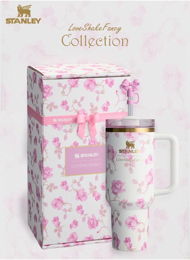 Quencher X-Love Shack Fancy Vacuum Insulated Stainless Steel Tumbler - 1.2Litre 40 oz