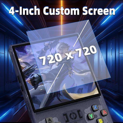 Libras Shop™ 2025 R36MAX Retro Handheld 20000+ Games Console, 4.0 Inch IPS Screen, 4000MAH Battery, 64GB Memory, Portable Arcade Video Gaming Console Gift for Kids, Adults