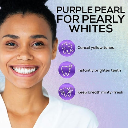 Libras Shop™ Hi Smile v34 Color Corrector, Purple Teeth Whitening, Tooth Stain Removal, Teeth Whitening Booster, Purple Toothpaste