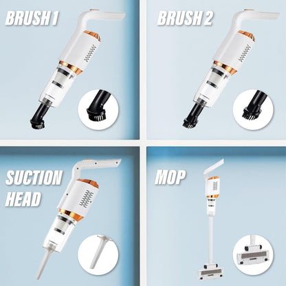 Libras Shop™ Strong Suction Mopping Machine 2000mAh Handheld Water Sweeper USB Rechargeable Large Suction Vacuum Cleaner for Home and Car Use