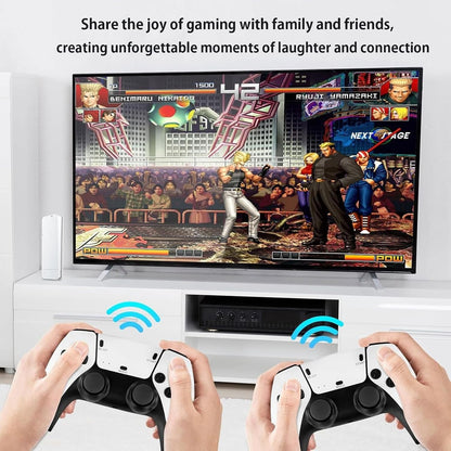 2025 New Retro Gaming Stick – Plug & Play Retro Gaming Console with 21500+ Classic Video Games, 4K HDMI Game Stick, Upgraded Wireless Controllers, Video Game Console