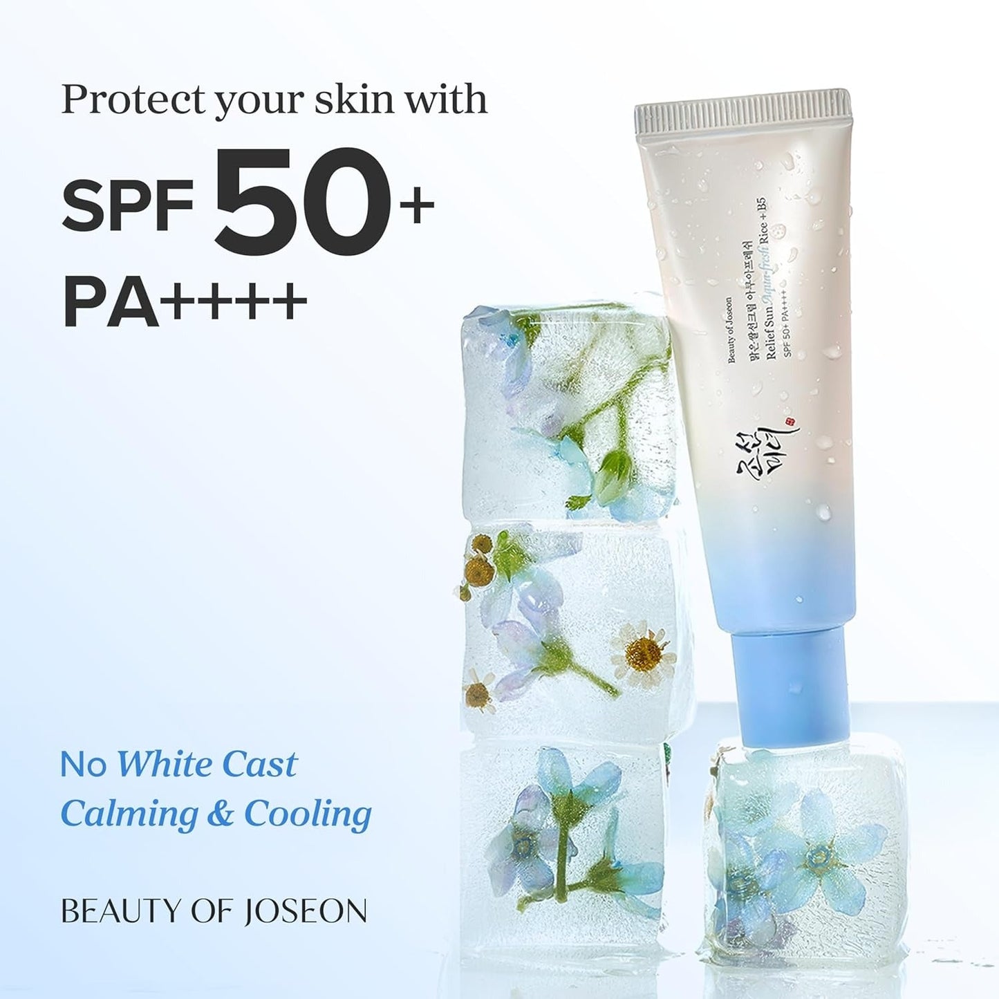 Beauty of Joseon Relief Sun Aqua - Fresh Sunscreen Rice + Panthenol SPF 50+ PA++++ Lightweight Daily UV Protector for Acne - Prone Sensitive Skin Korean skincare for Men and Women 50ml - Libras Shop - Libras Shop - B0DFMGBZ9Z - 
