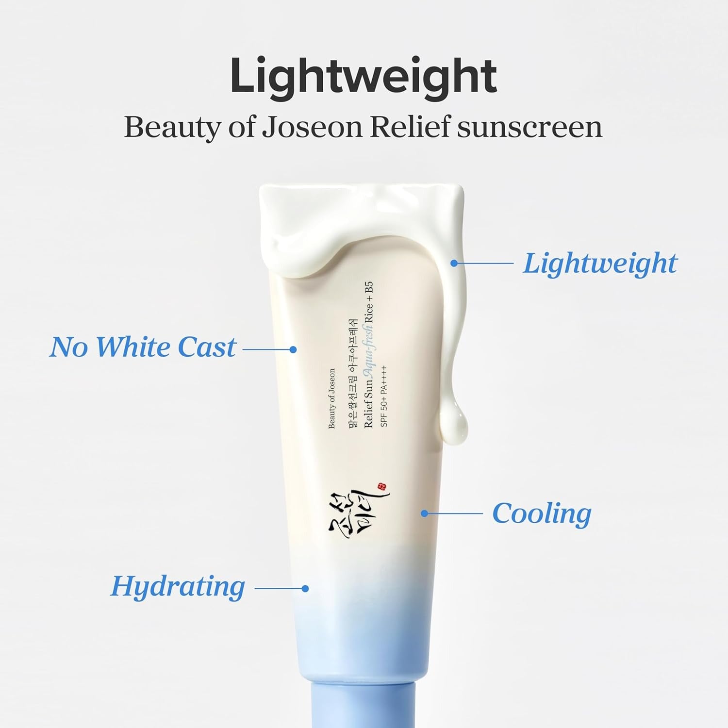 Beauty of Joseon Relief Sun Aqua - Fresh Sunscreen Rice + Panthenol SPF 50+ PA++++ Lightweight Daily UV Protector for Acne - Prone Sensitive Skin Korean skincare for Men and Women 50ml - Libras Shop - Libras Shop - B0DFMGBZ9Z - 