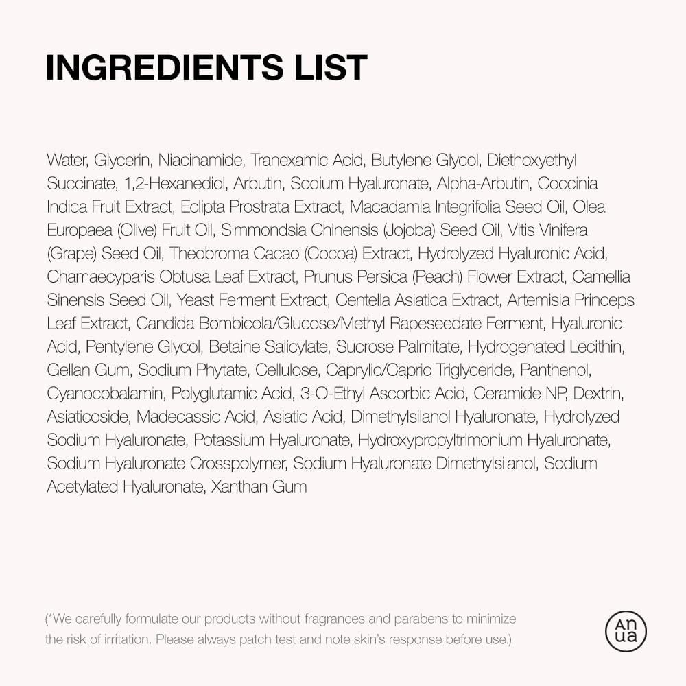 Anua Niacinamide 10% + TXA 4% Serum – Brightening Facial Serum with Hyaluronic Acid, Tranexamic Acid & Vitamin B12 for Radiant Glass Skin 30ml