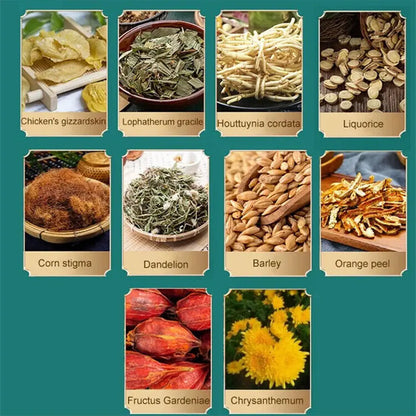 18 Flavors Liver Care and Stone Clearing Herbal Tea